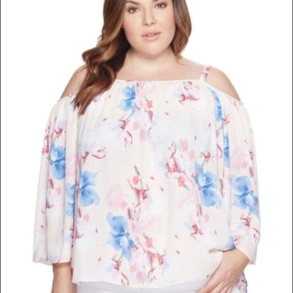 Vince Camuto Cold Shoulder Blouse 2X Nordstrom